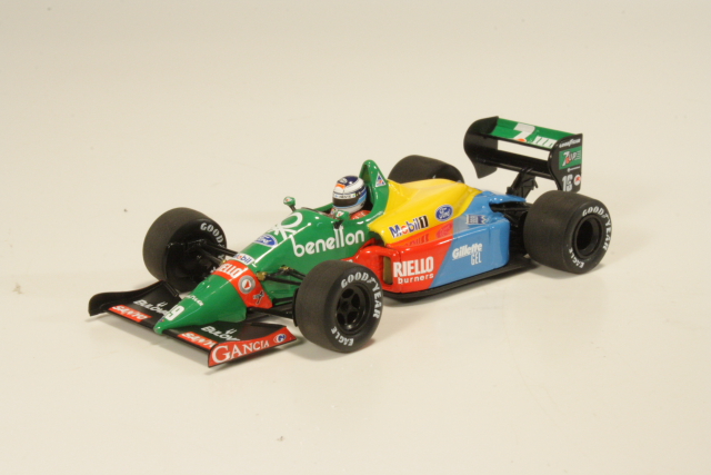 Benetton B188, First F1 Test Silverstone 1990, M.Häkkinen, no.19
